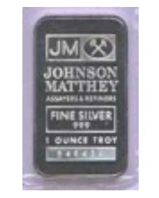 photo of a silver bar