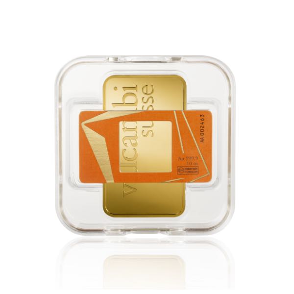 GOLD BARS 10 OZ - 10 OZ GOLD BAR VALCAMBI