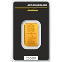 GOLD BARS ASSORTED WEIGHTS - 10 GRAM GOLD BAR ARGOR-HERAEUS