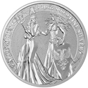 WORLD SILVER - 2019 10 OZ SILVER ALLEGORIES GERMANIA AND BRITANNIA