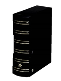 Grande-G Classic 4 Ring Certified Coin Slab Album with Slip Case (6 Pages) Black