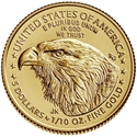 AMERICAN GOLD EAGLE - 2022 1/10 OZ AMERICAN GOLD EAGLE