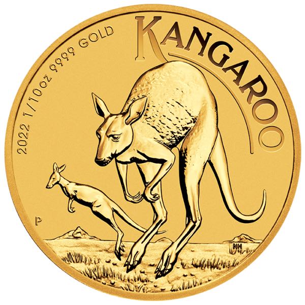 AUSTRALIAN GOLD - 2022 1/10 OZ AUSTRALIAN GOLD KANGAROO