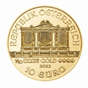 AUSTRIAN GOLD PHILHARMONIC - 2022 1/10 OZ AUSTRIAN GOLD PHILHARMONIC