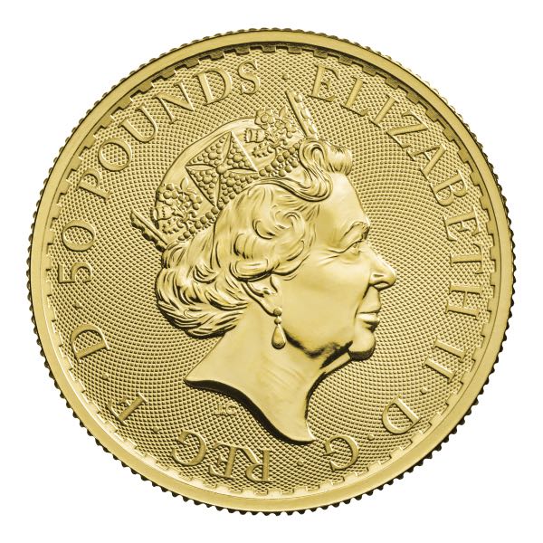 GOLD BRITANNIA - 2022 1/2 OZ GREAT BRITAIN GOLD BRITANNIA