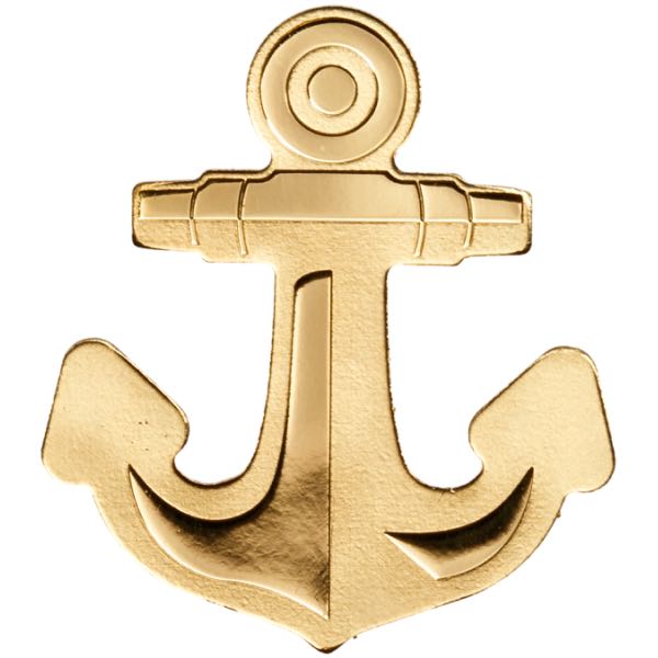 WORLD GOLD - 1/2 GRAM PALAU GOLDEN ANCHOR