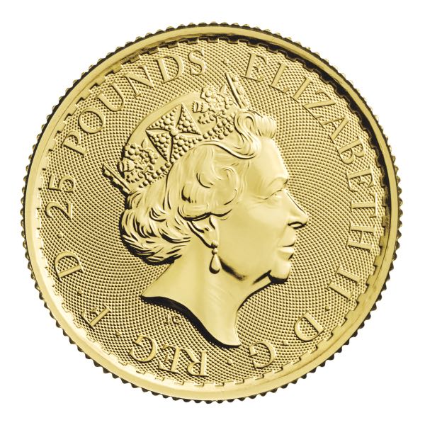 GOLD BRITANNIA - 2022 1/4 OZ GREAT BRITAIN GOLD BRITANNIA