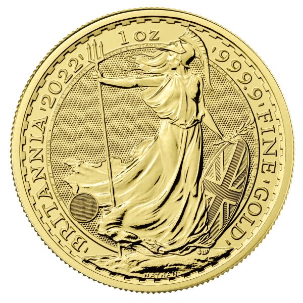 GOLD BRITANNIA - 2022 1 OZ GREAT BRITAIN GOLD BRITANNIA