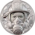 WORLD PLATINUM - 2021 1 OZ PLATINUM REAL HEROES FIRE FIGHTER