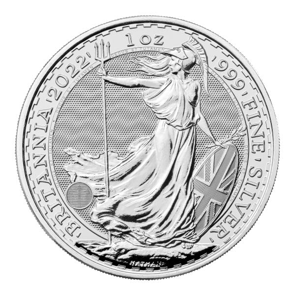 SILVER BRITANNIA - 2022 1 OZ GREAT BRITAIN SILVER BRITANNIA