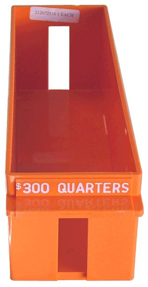 Quarter Rolled Large Capacity Coin Trays