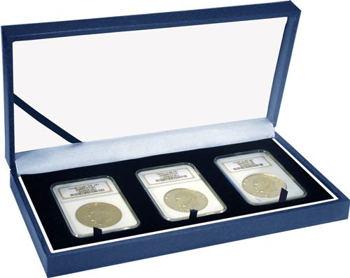 Leatherette Display Box - 3 Slab Universal
