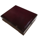 Wood Piano Finish Display Box - 1 Slab