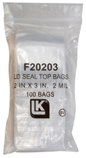 Zip Lock Bag - 2x3 (2 Mil)