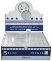 Round Coin Tube-Cent, 100/box