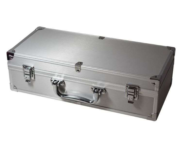 50 Slab Aluminum Box with Handle and Footers