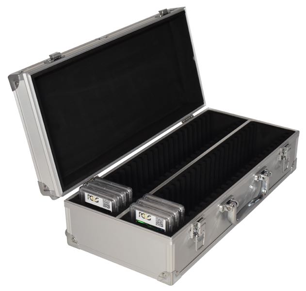 50 Slab Aluminum Box with Handle and Footers