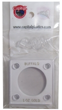 Capital Plastics 144 Coin Holder - 1 oz. Gold Buffalo