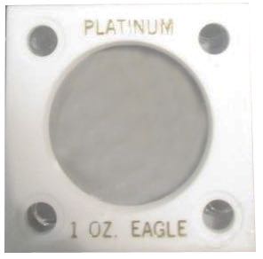 Capital Plastics 144 Coin Holder - 1 oz. Platinum Eagle