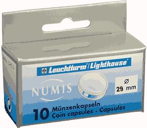 29mm - Coin Capsules (pack of 10)