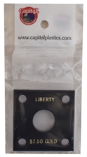 Capital Plastics 144 Coin Holder - SPECIAL ORDER 2x2 - $2.50 LIBERTY