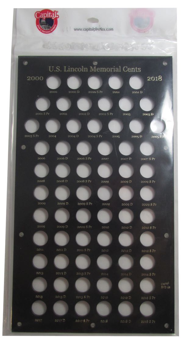 Lincoln Cents 2000-2018S