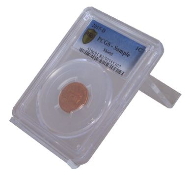 Single Slab Certified Coin Easel Display