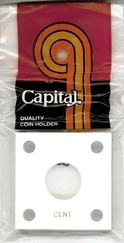 Capital Plastics 144 Coin Holder - Cent