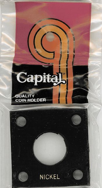 Capital Plastics 144 Coin Holder - Nickel