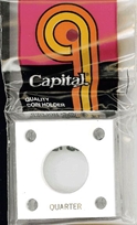 Capital Plastics 144 Coin Holder - Quarter