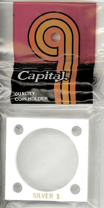 Capital Plastics 144 Coin Holder - Silver $