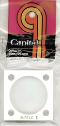 Capital Plastics 144 Coin Holder - Seated Liberty Dollar