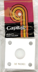 Capital Plastics 144 Coin Holder - 3c Nickel