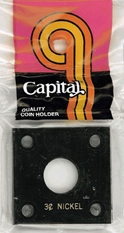 Capital Plastics 144 Coin Holder - 3c Nickel