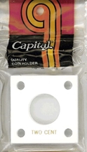 Capital Plastics 144 Coin Holder - Two Cent