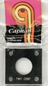 Capital Plastics 144 Coin Holder - Two Cent