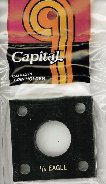 Capital Plastics 144 Coin Holder - 1/4 oz. Gold Eagle