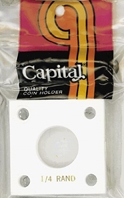 Capital Plastics 144 Coin Holder - 1/4 oz. Krug