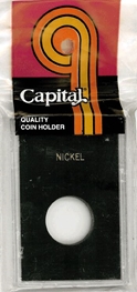 Capital Plastics Caps Coin Holder - Nickel