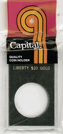 Capital Plastics Caps Coin Holder - Liberty $20 Gold