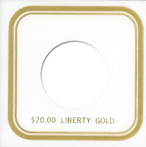 Capital Plastics VPX Coin Holder - Liberty $20 Gold