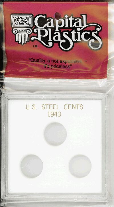 Steel Cents of 1943 (No Dates)