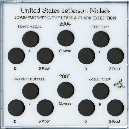 US Jefferson Nickels- Commemorating the Lewis & Clark Expedition