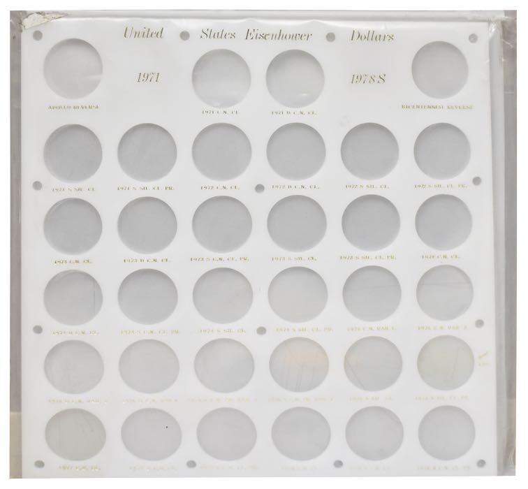 Complete Eisenhower Dollar Set (Two Reverses)