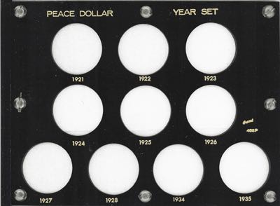 Peace Dollar Year Set 1921-1935