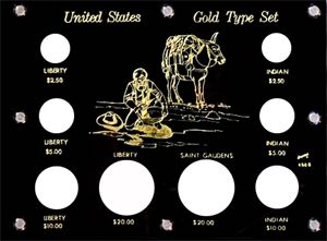 U.S. Gold Type Set (433G with illustration)