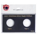 2021 American Silver Eagle Type 1 & 2