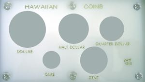 Hawaiian 5 Coin Set (Dollar, Half Dollar, Quarter, Dime, Cent)