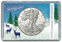 ASE Frosty Case - Deer in Snow Meadow Holiday Christmas