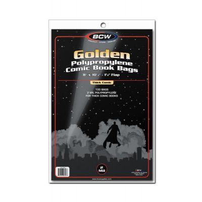 BCW Golden Age Thick Comic Book Bags